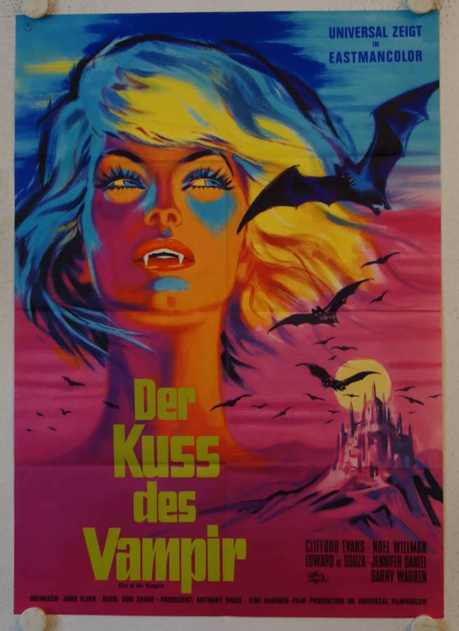The Kiss of the Vampire original release german movie poster